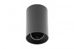 Decore Plafondlamp armatuur RESTO PC φ80x125mm IP20 max 20W pyöreä musta. 1208963985