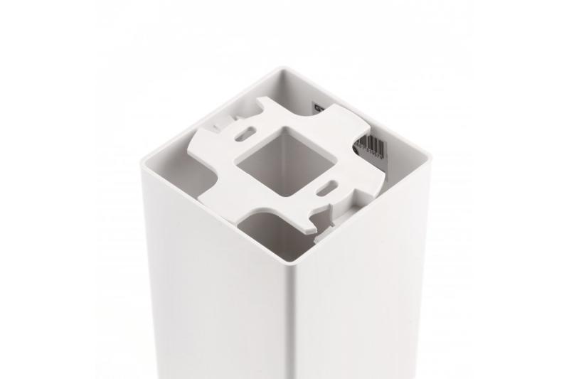 Decoreer Plafondlamp armatuur RESTO PC 80x80x125mm IP20 max 20W neliskulmainen valkoinen. 1208963988