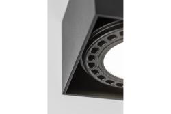 Deco Kattovalaisin SAKURA alum. 120x120x85 IP20 ES111 GU10 neliö musta 1208963991