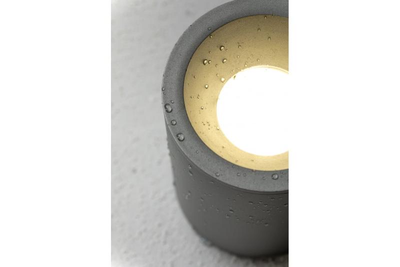 Decor SENSA AQUA kattovalaisin alumiini 85x115 IP54 max 50W pyöreä harmaa. 1208964008