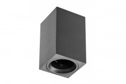 Decor Lamp opbouw SENSA MINI aluminium 70x70x115 IP20 max 50W vierkante zwarte behuizing. 1208964015