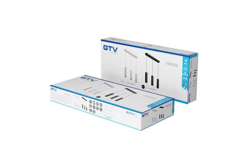 Decor TRESOS -riippuvalaisin 3xGU10 alumiini IP20 maks. 3x20W 1208964028