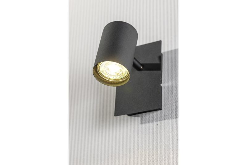 Decor Ceiling luminaire VENETO IP20 max. 20W 1 x GU10 round black 1208964036