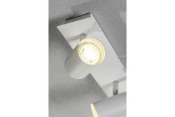 Deco Kattovalaisin VENETO IP20 max. 20W 2 x GU10 pyöreä valkoinen. 1208964037