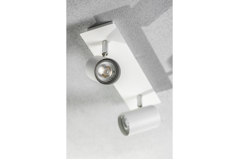Decor Ceiling luminaire VENETO IP20 max. 20W 2 x GU10 round white 1208964037
