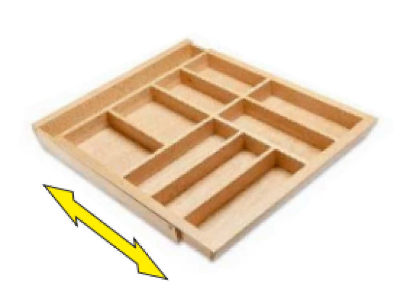 Decor Cutle Aterinlaatikot Keittiö Säädettävä Aterinten Järjestäjä 1208966292