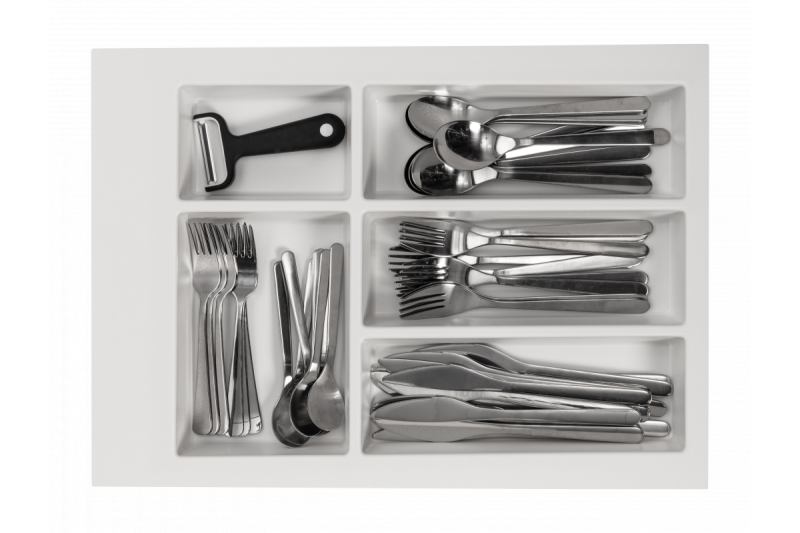 Decor Cutle Aterinlaatikko Keittiön laatikkoon 400 Valkoinen 1208966373