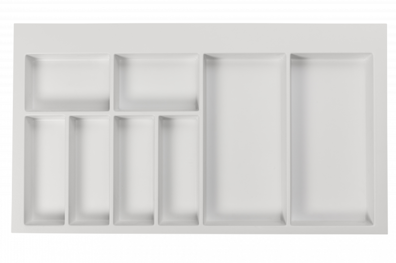 Decor Cutle Aterinlaatikko Insert Keittiölaatikkoon 900 Valkoinen 1208966381