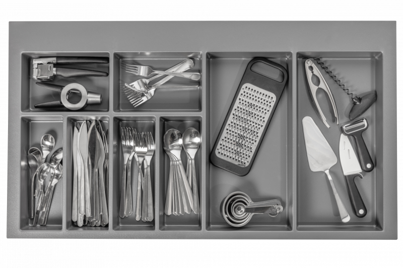 Decor Cutle Aterinlaatikko Keittiölaatikkoon 900 Antrasiitti 1208966382