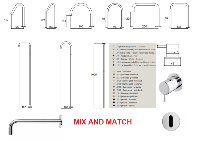 Waterevolution Flow inbouw wastafel met infraroodsensor op batterijen geborsteld gun metal T118EBGME