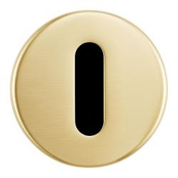 Waterevolution Flow inbouw wastafel met infraroodsensor op netstroom PVD licht goud T118EEWGE