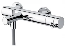 Waterevolution Flow amethermostaat met handdoucheset PVD Licht goud T130TWGE