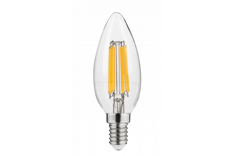 LED LIGHT SOURCE, FILAMENT, A-G, C35, 2700K, E14, 5,8W, AC220-240V, 360°, 640lm, 50mA 1208966964
