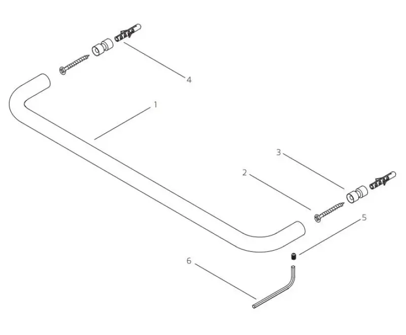 Waterevolution Flow pyyhepidike 60 cm messinki A112LE