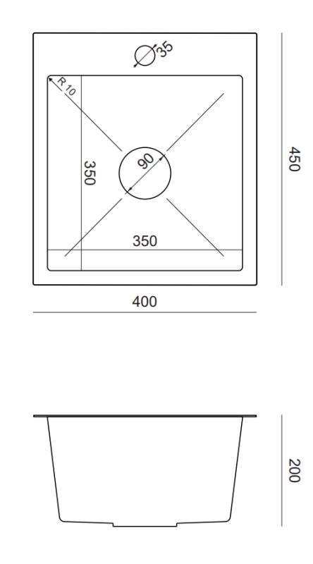 Quadri Dixton 40 set met zwarte rvs spoelbak met nano pvd 400x450 mm met kraangat opbouw en Quadri Conventry keukenkraan

Quadri Dixton 40 -sarja mustalla ruostumattomasta teräksestä valmiste