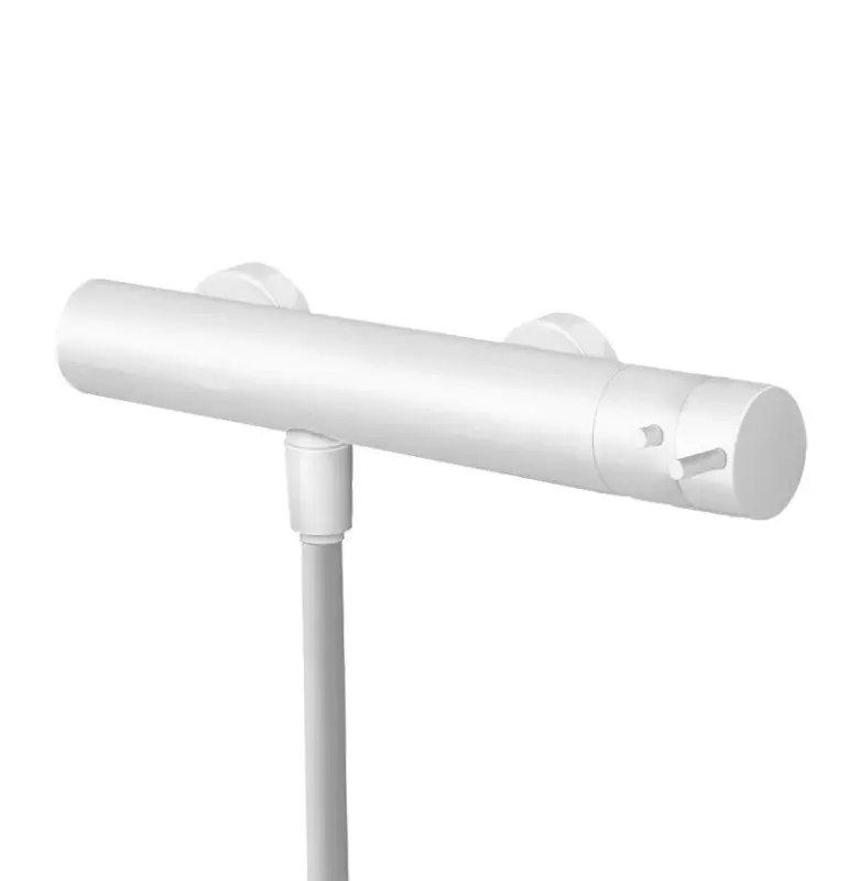 Waterevolution Flow shower thermostat with white shower set T140TNBR