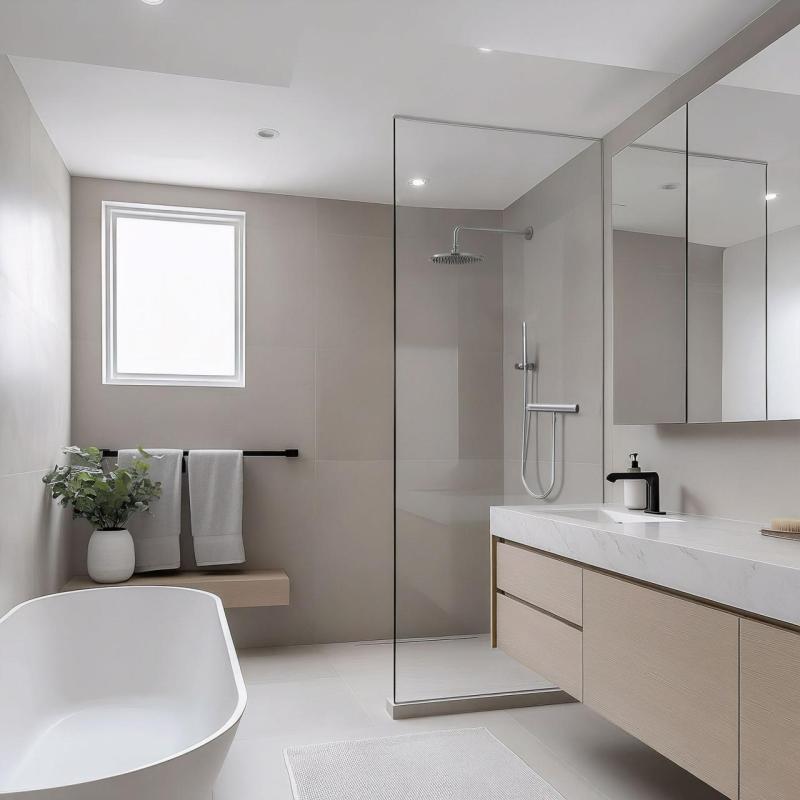 Waterevolution Flow shower thermostat with shower set stainless steel T140TNIE