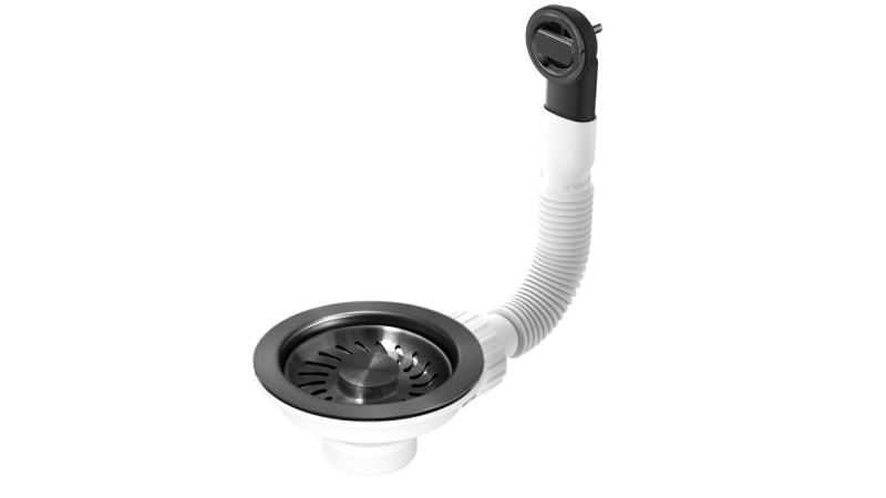 Granitemy koripistokesarja PVD harjattu gun metal, viemärisarja pesuallas, sis. ylivuoto pyöreä ja suorakulmainen 1208967253