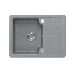 Quadri Kendal harmaa graniittinen pesuallas 58x44 cm kuivausalueella 1208967404