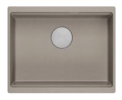 Quadri Newport II graniitti upotettu taupe pesuallas 560x450mm ruostumattomasta teräksestä valmistetulla tulppa ja viemärikansi 1208967453