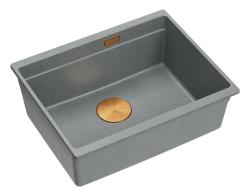 Quadri Newport II graniitti alakaappi harmaa pesuallas 560x450mm  kuparisella tulppa ja viemärikansi 1208967458