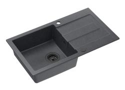 Quadri Sutton antraciet granieten opbouw spoelbak 78x45 cm met afdruipvlak omkeerbaar met zwarte plug 1208967495

Quadri Sutton antrasiitinharmaa graniittinen pesuallas 78x45 cm valutustasoll