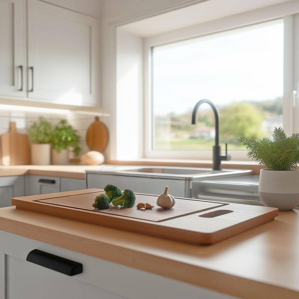 Pure.Sink Prestige cutting board wood PPGCB40-23 - Productafbeelding 8