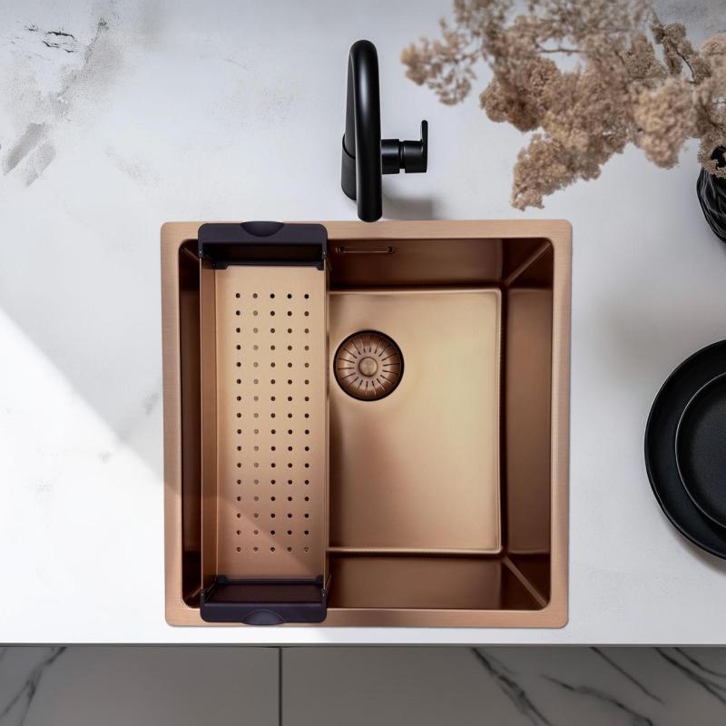 Pure.Sink Prestige insert bowl sink Copper PPGCL40-62