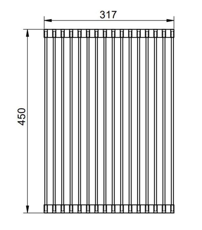 Pure.Sink Prestige roll mat sink Copper PPGRM40-62