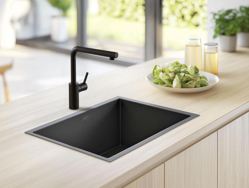 Pure.Sink Elite Steel Spark kitchen faucet Matte Black PS8040-10