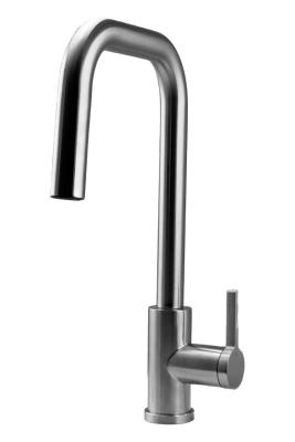 Pure.Sink Elite Steel Crystal-S keittiöhana ruostumattomasta teräksestä, ulosvedettävällä juoksuputkella PS8050-02