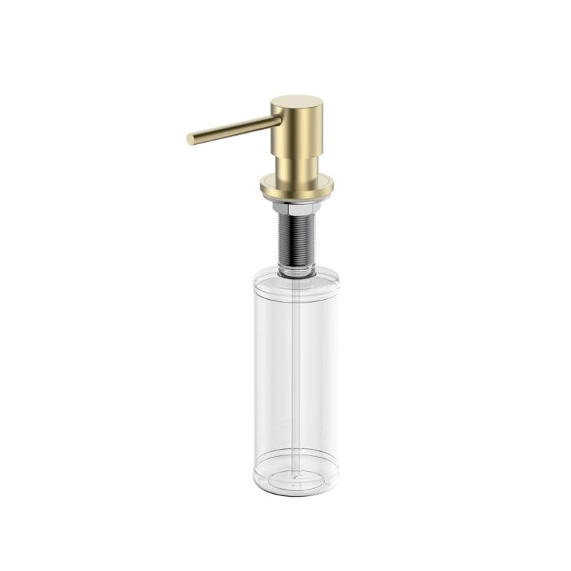 Pure.Sink Elite Steel Shine built-in soap dispenser PVD brushed gold top-fill PS9010-60