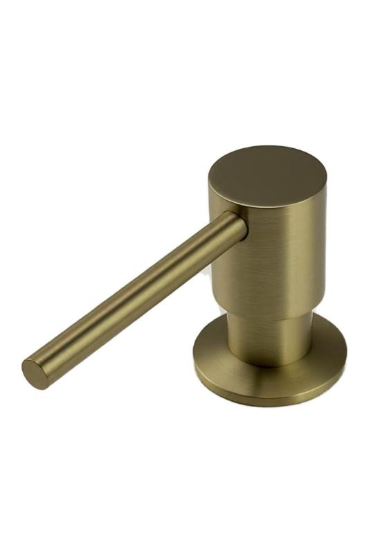 Pure.Sink Elite Steel Shine built-in soap dispenser PVD brushed gold top-fill PS9010-60