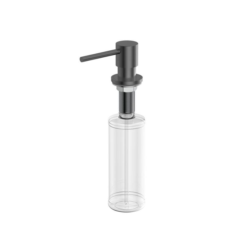 Pure.Sink Elite Steel Shine built-in soap dispenser PVD Gun Metal, refillable from above PS9010-61