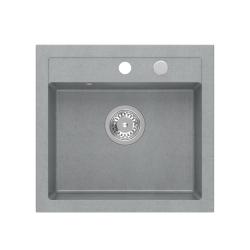 Quadri Lontoo Graniitti Harmaa Pesuallas 50x47cm Hanareiällä Pöytätaso - 1208967727