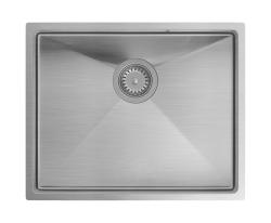 Aquadesign Zara RST Wasbak 54x44cm Onderbouw, Vlakbouw en Opbouw met RST Plug - 1208967759