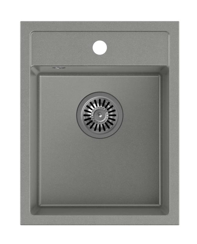 Quadri Lontoo Graniitinharmaa Pesuallas 39x50 cm Hanareiällä Päällä Asennettavaksi - 1208967844