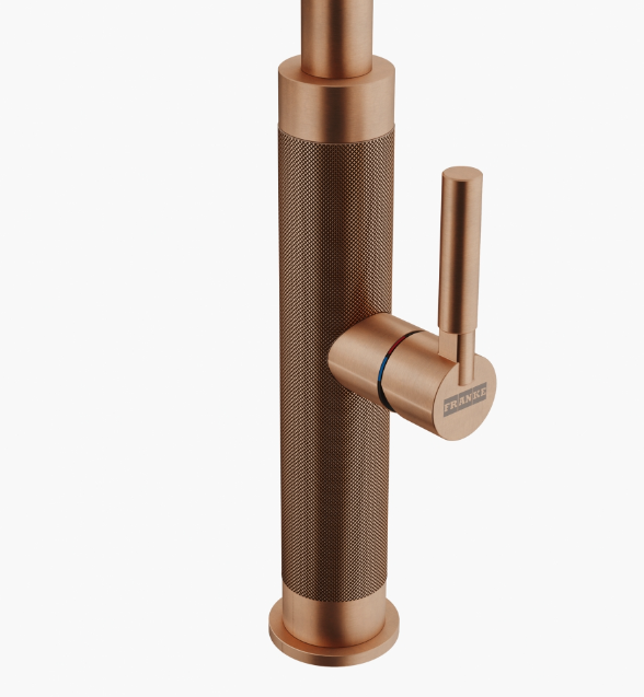Franke Mythos Masterpiece Kitchen Faucet Copper with J-Spout and Pull-Out Spray - 115.0711.557 - Productafbeelding 3