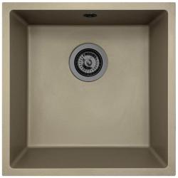 GraniteMy Universal Taupe Graniittiallas 40x40 cm pinta-, alta- ja huullosasennus gun metal -tulpalla - 1208967913