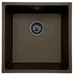GraniteMy Universal Café Graniittiallas 40x40 cm pinta-asennus, upotettu asennus ja tasoasennus gun metal -pistokkeella - 1208967917