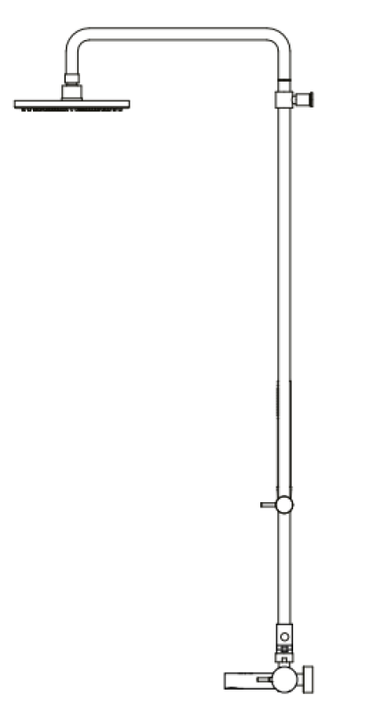Waterevolution Flow drie-weg douchemengkraan met hand- en hoofddouche koper 250mm T131N25CPE

Waterevolution Flow kolmitoiminen suihkuhana käsisuihkulla ja sadesuihkulla, kupari 250mm T131N25