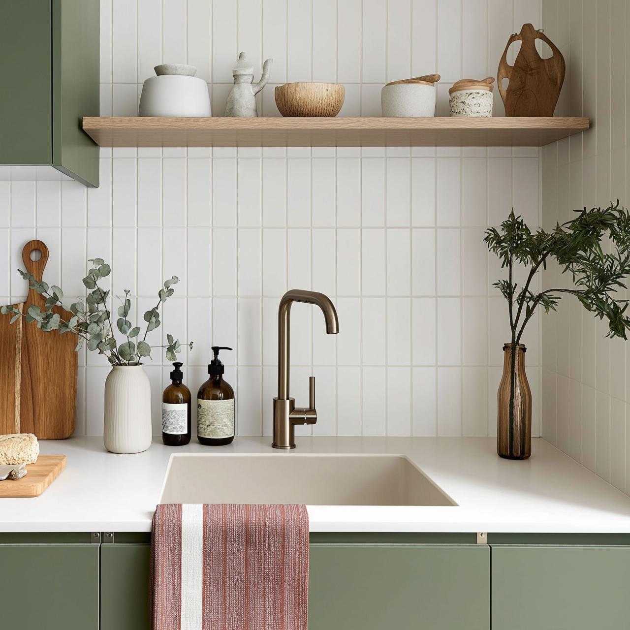 GraniteMy Universal Beige Sand Granite Sink 40x40 cm above-counter, under-mount, and flush-mount with gun metal plug - 1208967919 - Productafbeelding 2