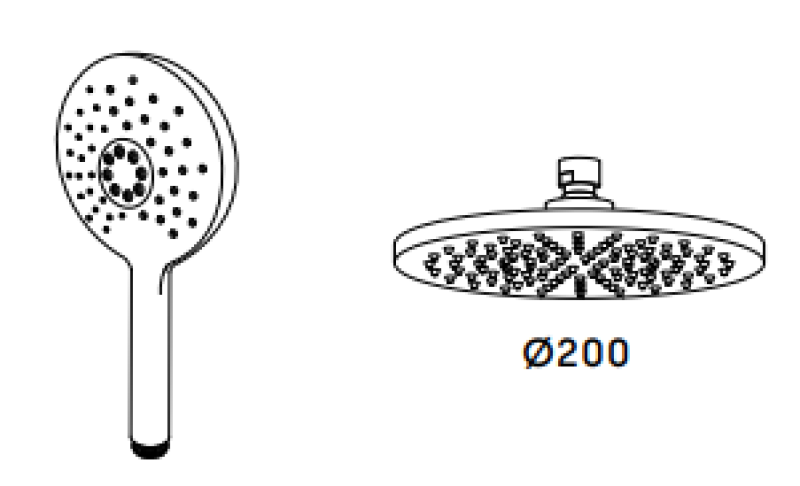 Waterevolution Flow drie-weg douchemengkraan met hoofddouche en ronde handdouche RVS T131NRIE

Waterivolution Flow kolmitie-suihkuhana pääsuihkulla ja pyöreällä käsisuihkulla RST T131NRIE