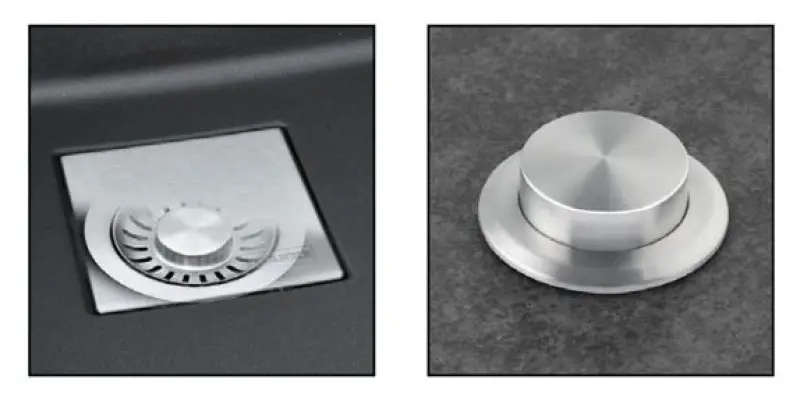 Franke Kubus KNG 110.62 Sink 72x42 Slate Grey Granite Dark Grey Undermount with Faucet Deck 125.0714.637