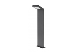 Puutarhavalo LONDON LED, 10W, 720lm, IP54, AC220-240V, 50/60Hz, 4000K, suora pylväs, 58 cm, musta