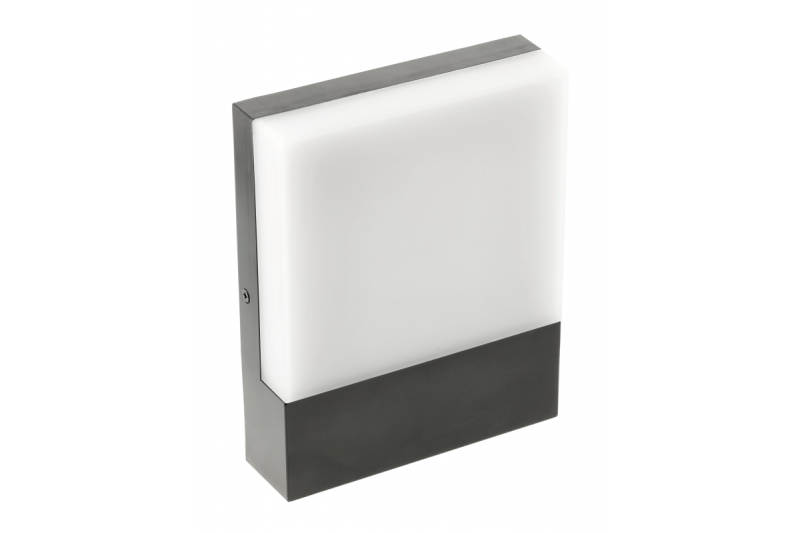 SARO LED-valaisin 9W, 900lm, IP54, AC220-240V, 50/60Hz, 4000K, musta