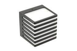 SIROLO LED-valaisin 10W, 1000lm, IP54, AC220-240V, 50/60Hz,4000K, musta