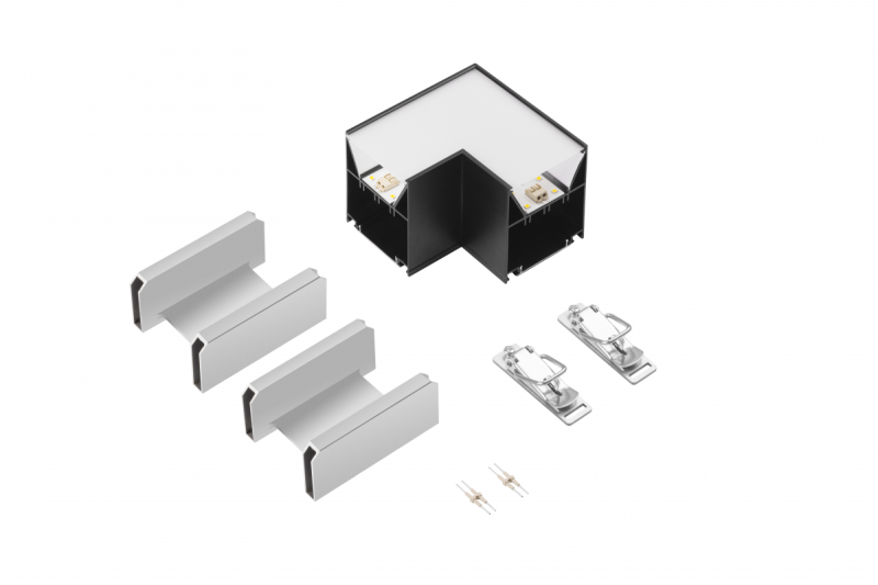 L VINEA kytkin, LED, musta