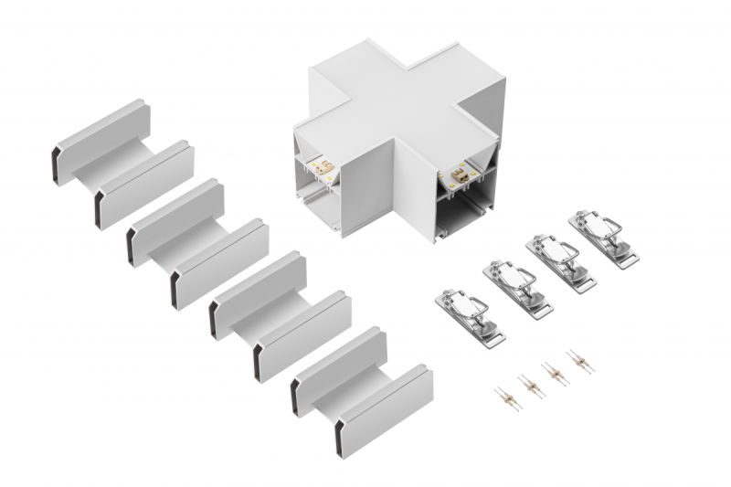 Kytkin + VINEA, LED, Valkoinen