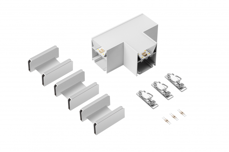 VINEA T-liitin, LED, valkoinen
